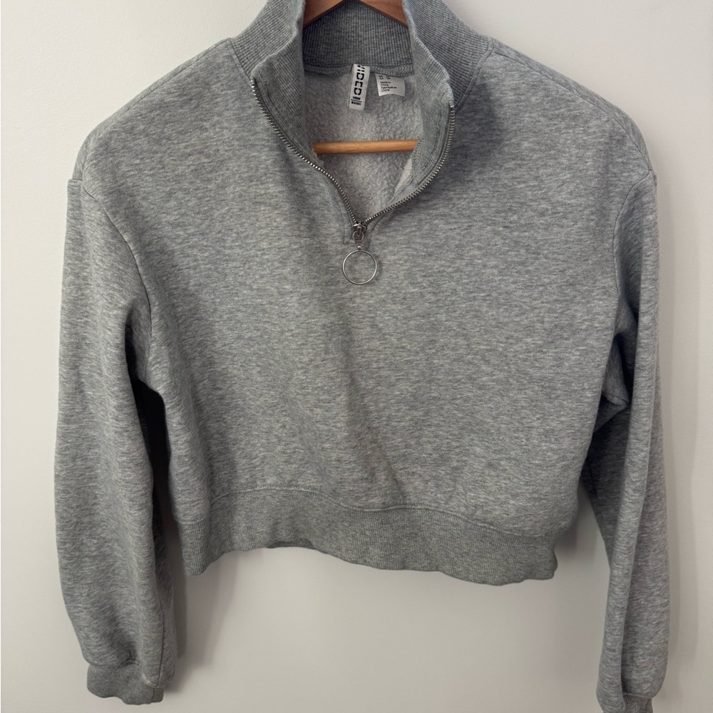 H&M Gray Cowl Neck Sweater
